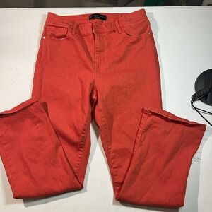 Sanctuary Connector Kick Cropped Jean, Red, Size 29- Retail $89